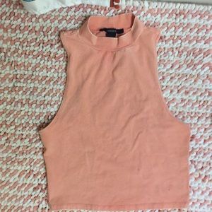 Turtle Neck Crop Top